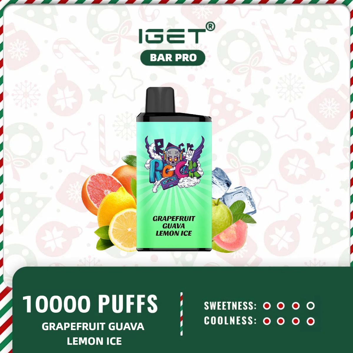 IGET BAR PRO - Grapefruit Guava Lemon Ice - Image 2