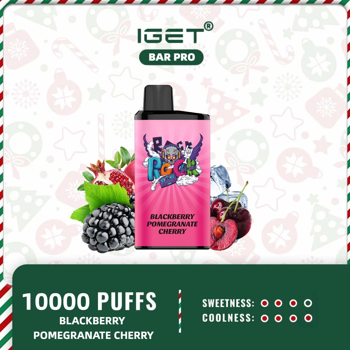 IGET BAR PRO - Blackberry Pomegranate Cherry - Image 2