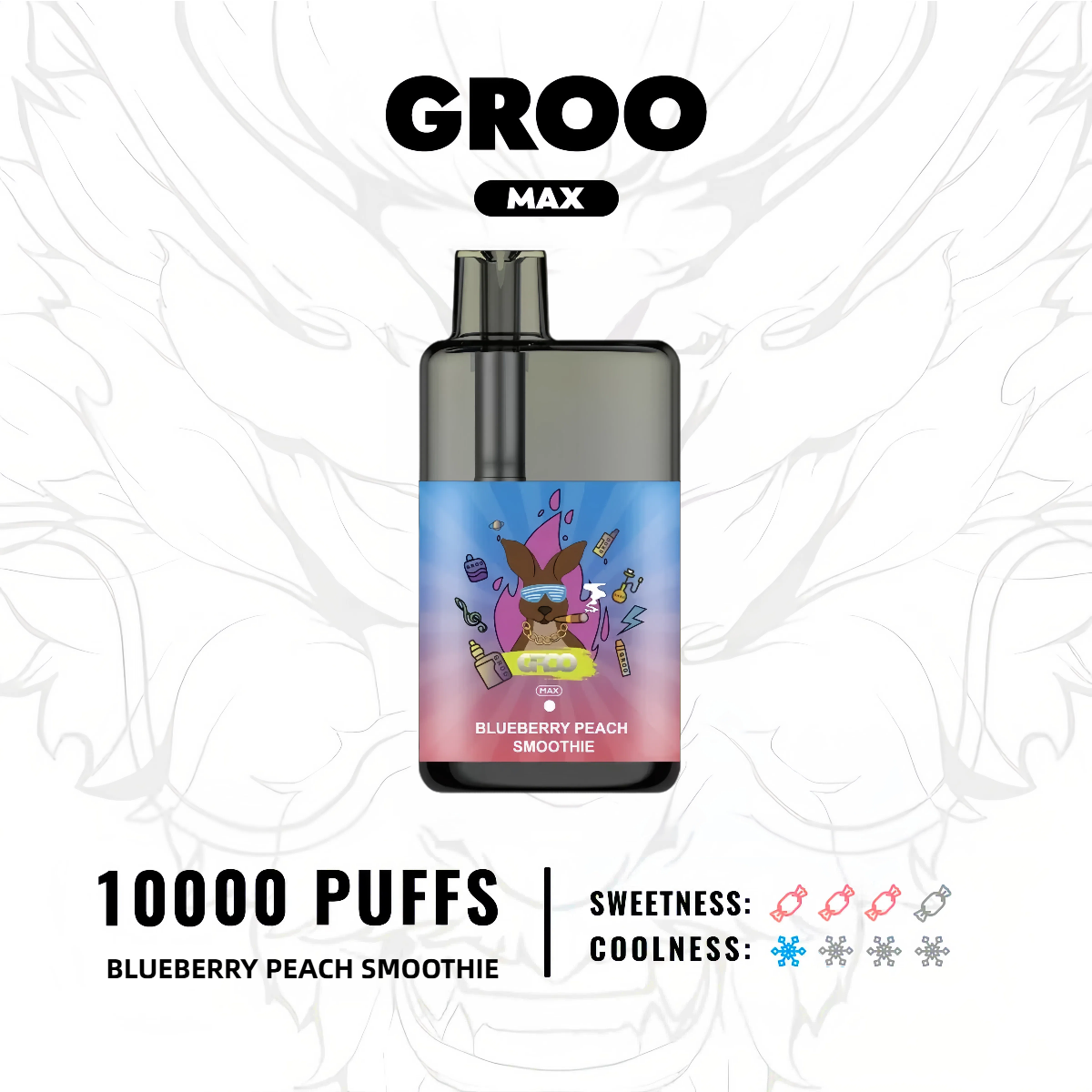 GROO MAX - Blueberry Peach Smoothie